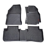 Toyota Corolla TPE Floor Mat Black 3 Pcs - Model 2014-2021